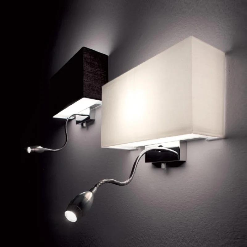 Hotel AP2 Black 035956 – Ideal Lux аплик в черен, 1x60W, IP20