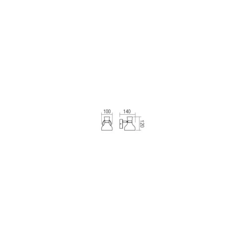 Bowie 04-475 – Smarter спот в антично златист, 1X28W, IP:20