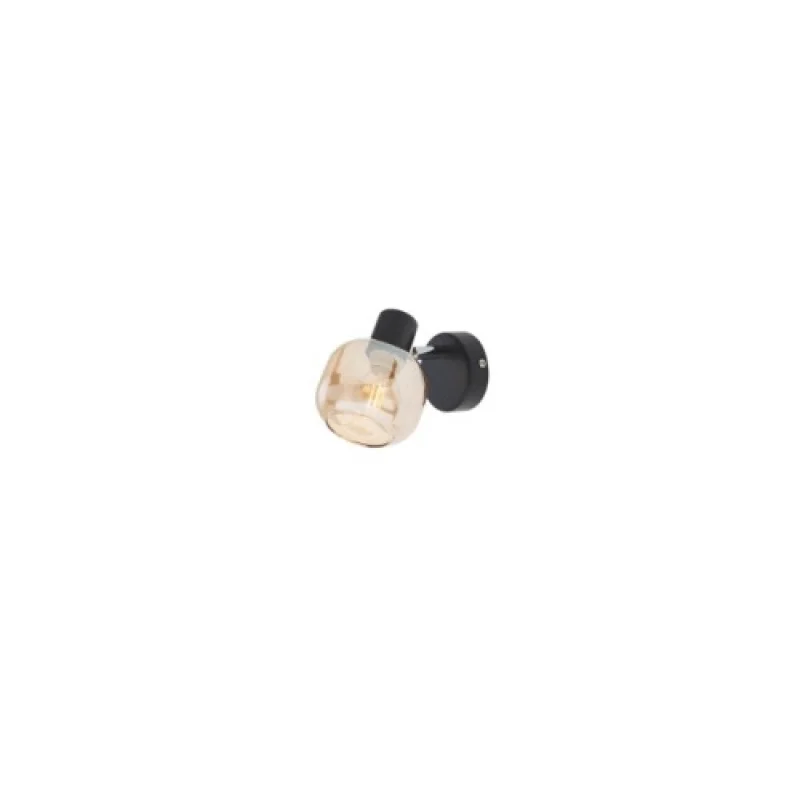 Spotlights Amber 04-483 – Smarter spotlight in matt black, 1X28W, IP:20