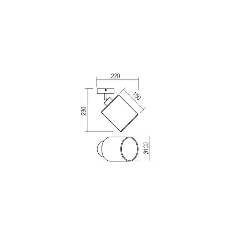 Nigra 04-534 – Smarter полилей в матово черен, 1X25W, IP:20