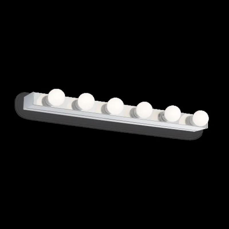 Prive AP6 Chrome 045627 – Ideal Lux wall light in chrome, 6x40W, IP20