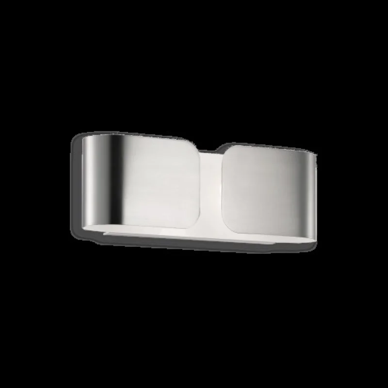 Wall Lights Clip AP2 Mini Chrome 049229 – Ideal Lux wall light in chrome, 2x40W, IP20