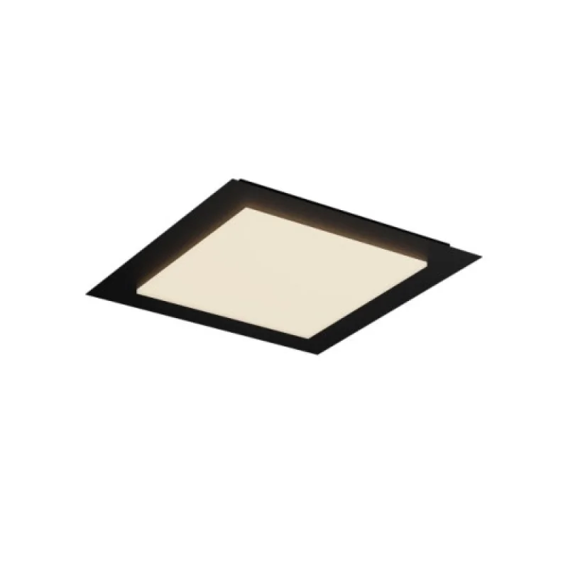 LED панели Tatami 05-1003 – Smarter LED панел за външен монтаж в матово черен, 50W, 3000K, IP20