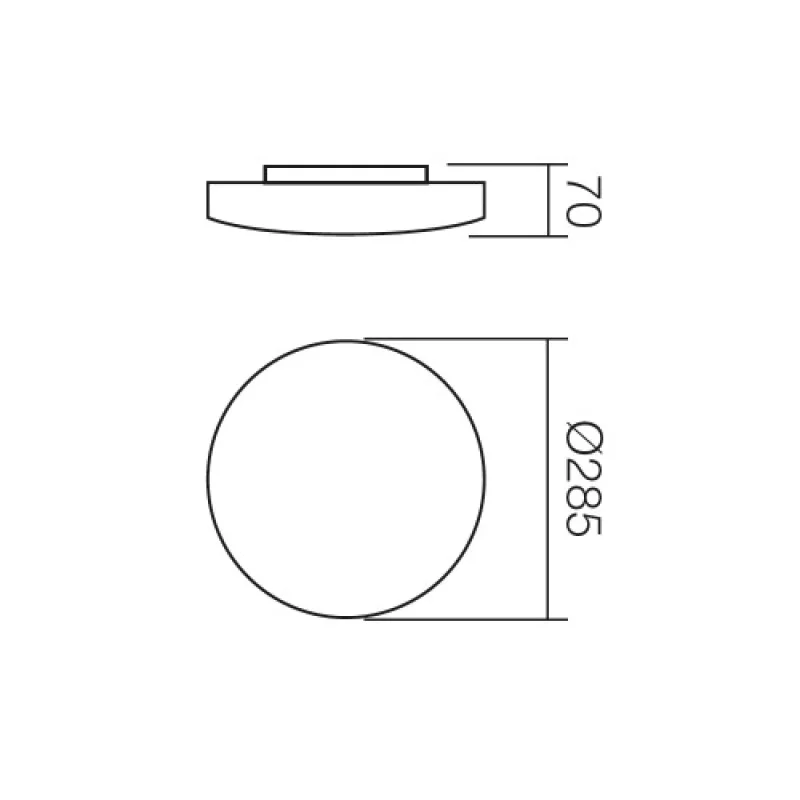 Rondo 05-573 – Smarter плафон в бял, 1X52W