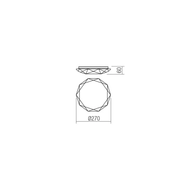Emerald 05-853 – Smarter LED плафон в бял, 10W, 4000K, IP20