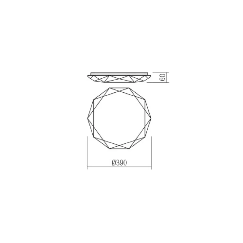 Emerald 05-854 – Smarter LED плафон в бял, 21W, 4000K, IP20