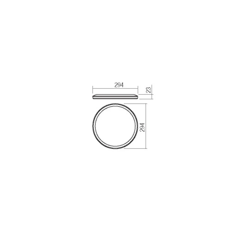 Memo 05-935 – Smarter LED плафон в матово черен, 24W, 6500K, IP54