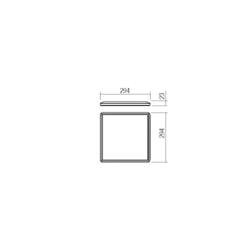 Memo 05-937 – Smarter LED плафон в матово черен, 24W, 6500K, IP54