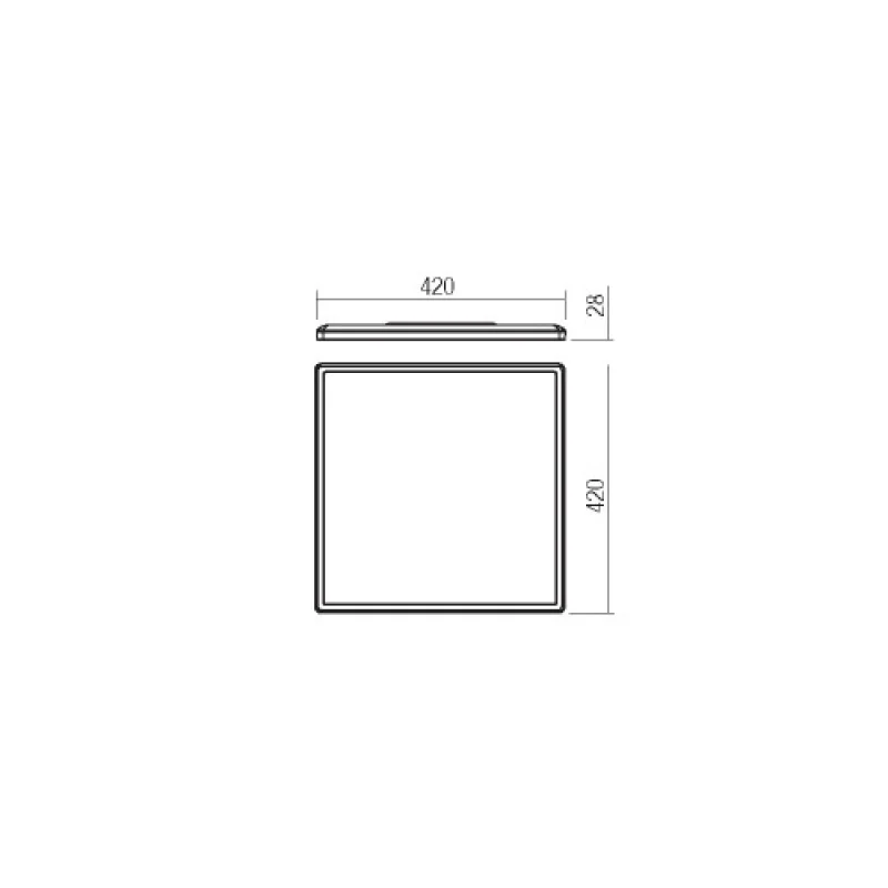Memo 05-941 – Smarter LED плафон в матово черен, 24W, 3000K, IP20