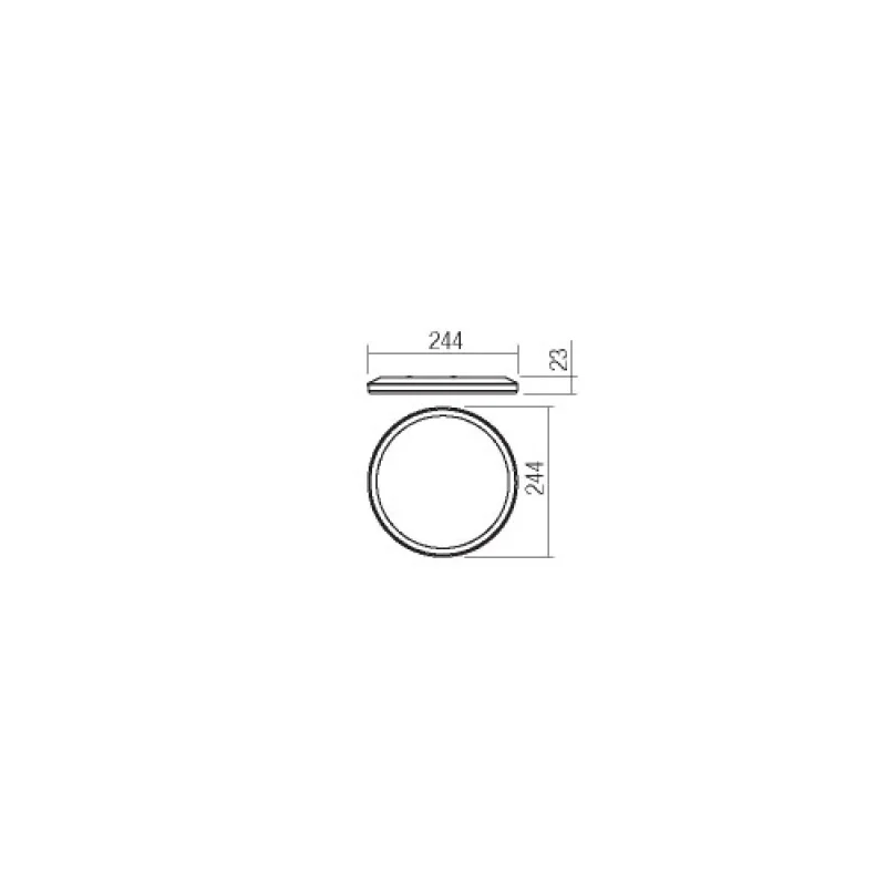 Memo 05-942 – Smarter LED плафон в матово бял, 15W, 6500K, IP54