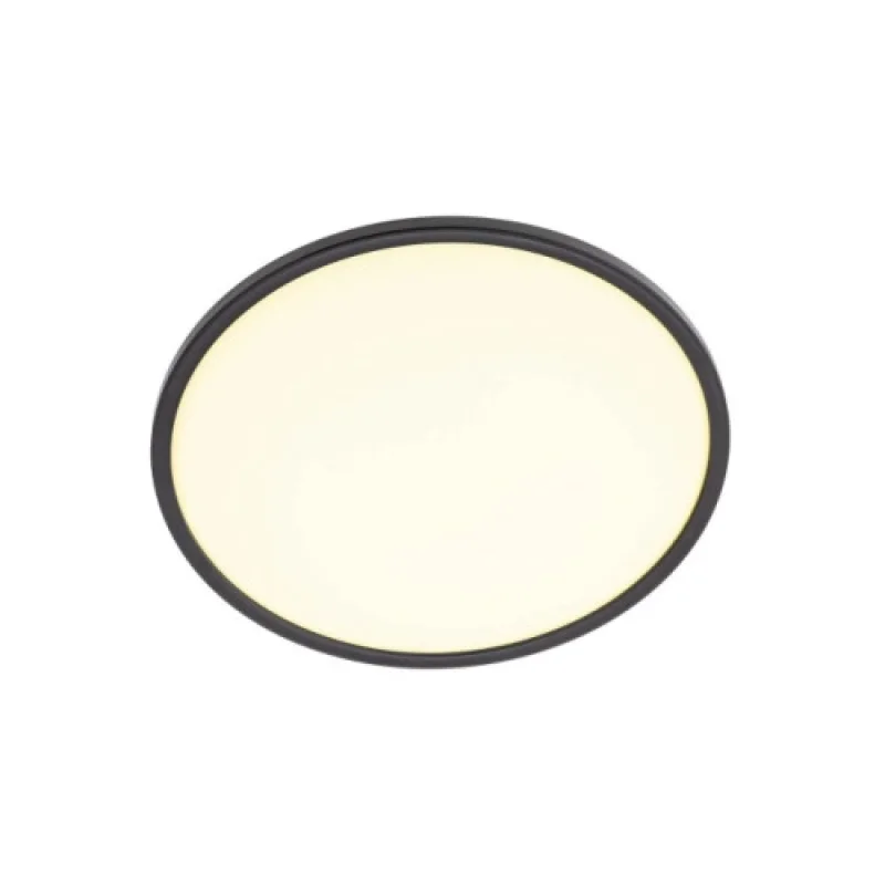 LED Ceiling Lights Memo 05-945 – Smarter LED ceiling light in matt black, 24W, 3000K, IP20