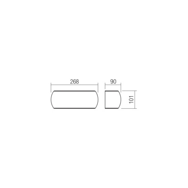 Brow 05-951 – Smarter аплик в матово златист, 1X28W, IP20