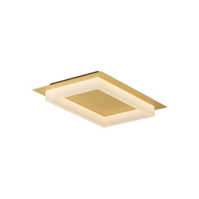 LED Ceiling Lights Perimetro 05-975 – Smarter LED ceiling light in matt gold, 36W, 3000K, IP20