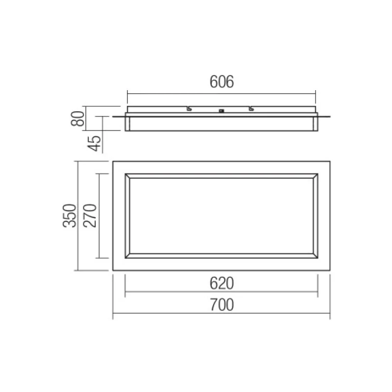 Perimetro 05-980 – Smarter LED плафон в матово бял, 40W, 3000K, IP20