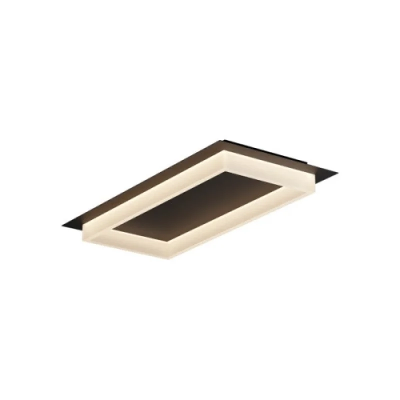 LED Ceiling Lights Perimetro 05-982 – Smarter LED ceiling light in matt black, 40W, 3000K, IP20