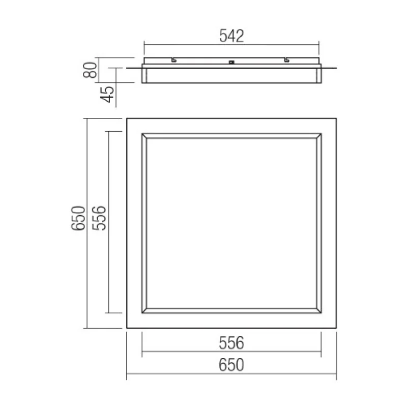 Perimetro 05-984 – Smarter LED плафон в матово златист, 50W, 3000K, IP20