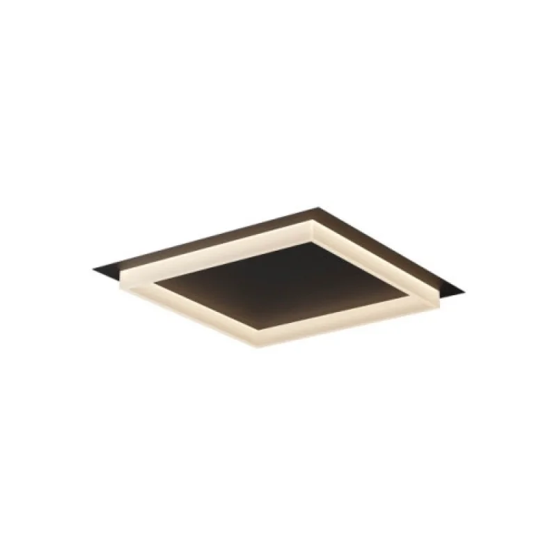 LED Ceiling Lights Perimetro 05-985 – Smarter LED ceiling light in matt black, 50W, 3000K, IP20