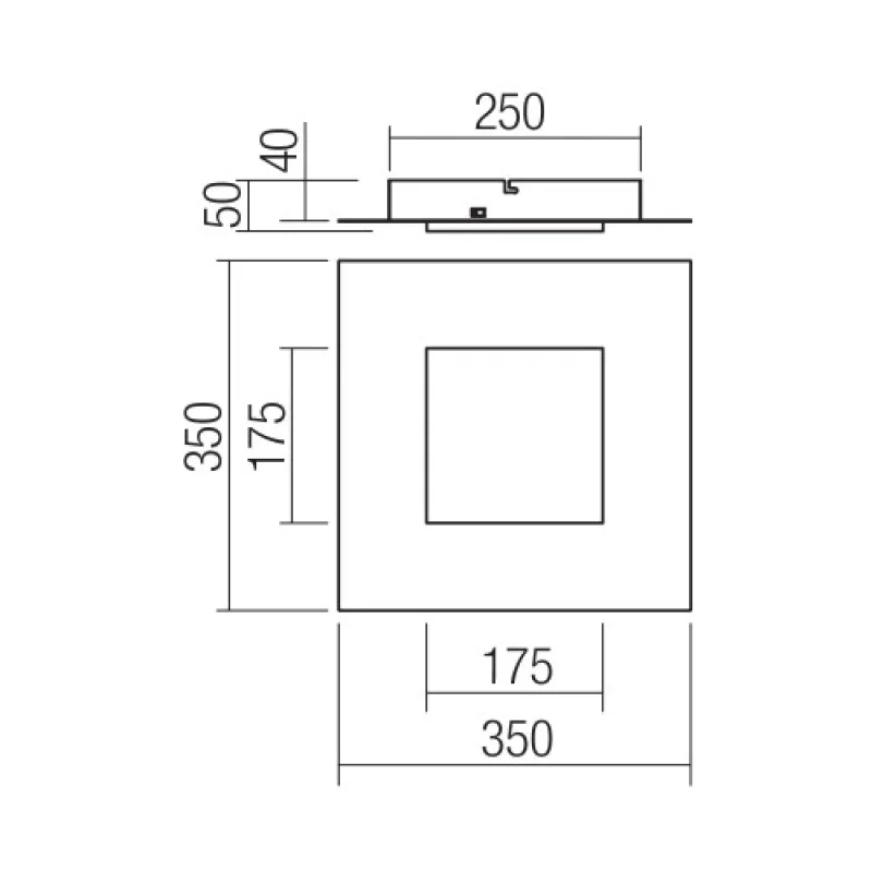 Tatami 05-991 – Smarter LED панел за външен монтаж в матово черен, 28W, 3000K, IP20