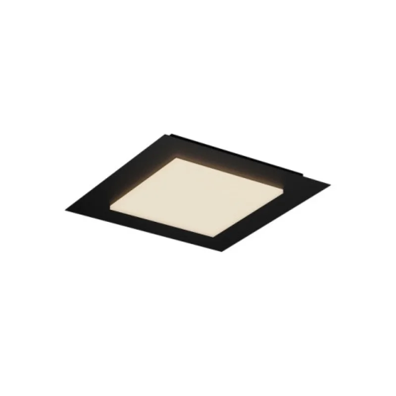 LED панели Tatami 05-997 – Smarter LED панел за външен монтаж в матово черен, 40W, 3000K, IP20
