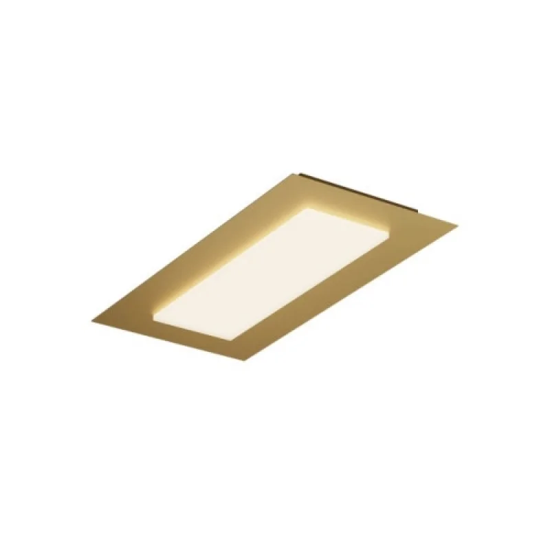 LED Panels Tatami 05-999 – Smarter LED panel for outdoor mounting in matt gold, 40W, 3000K, IP20