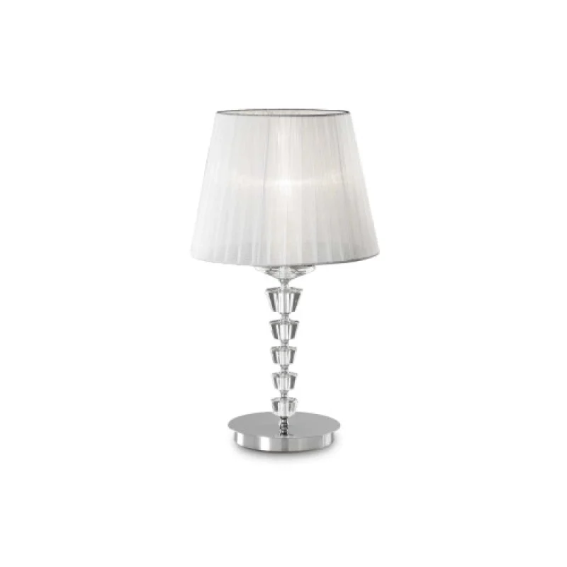 Table Lamps Pegaso TL1 Big 059259 – Ideal Lux table lamp in chrome, 1X60W, IP20