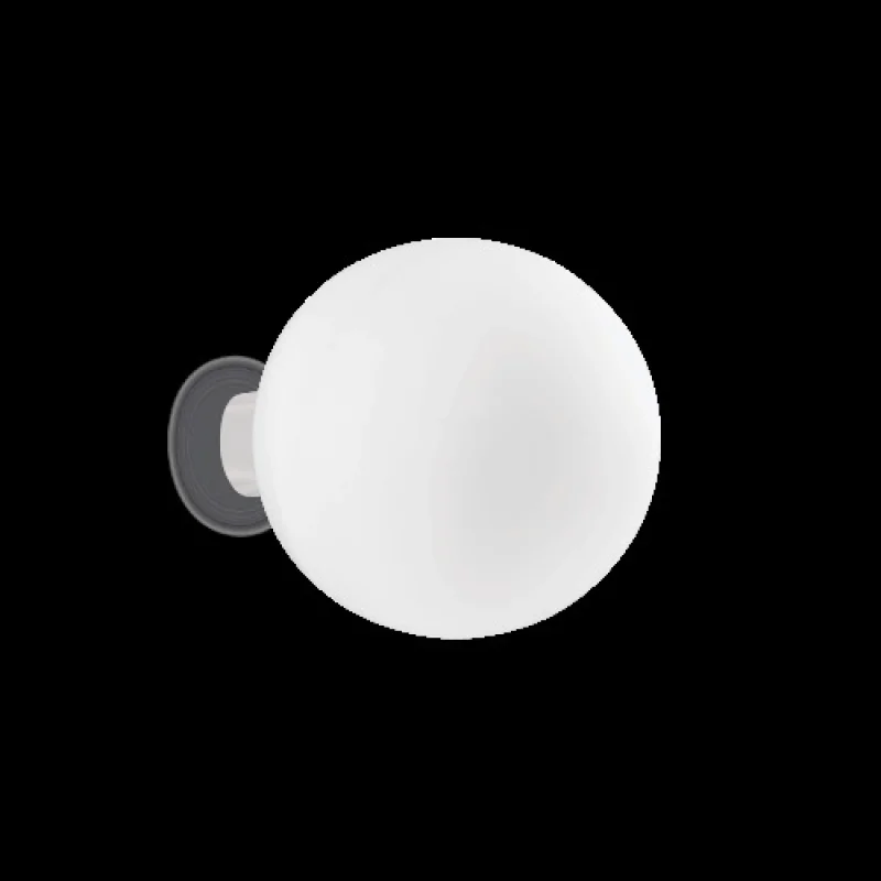 Стенно осветление (аплици) Mapa White AP1 D15 059808 – Ideal Lux аплик в бял, 1X40W, IP20
