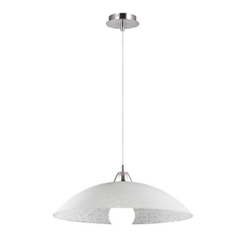 Пендели Lana SP1 D50 068169 – Ideal Lux пендел в бял, 1X60W, IP20