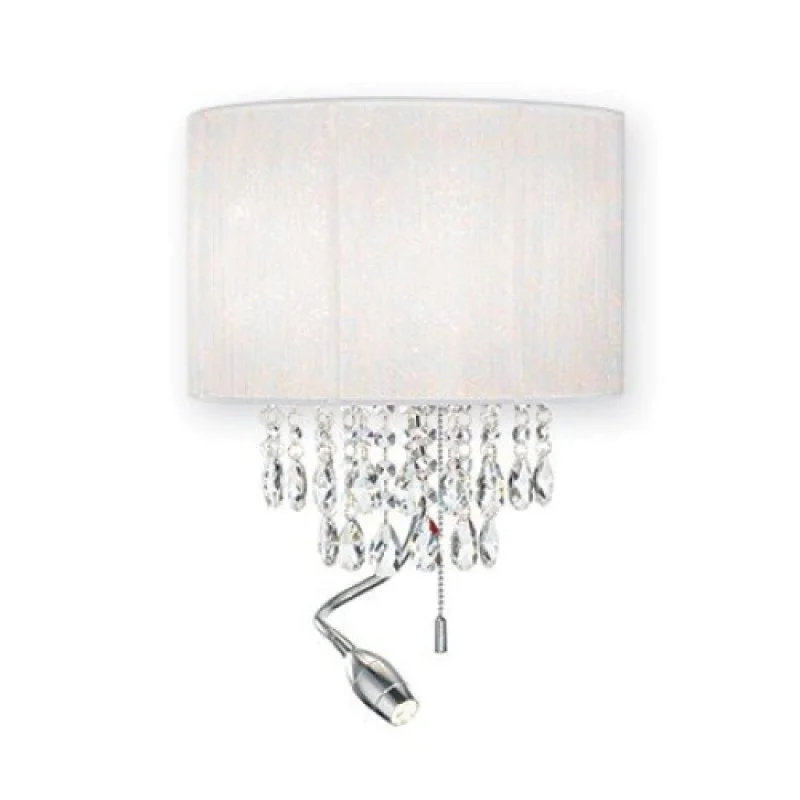 Стенно осветление (аплици) Opera AP3 068268 – Ideal Lux аплик в хром, 2X40W, IP20