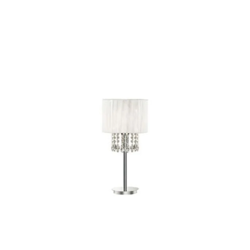 Настолни лампи Opera TL1 068305 – Ideal Lux настолна лампа в хром, 1X60W, IP20