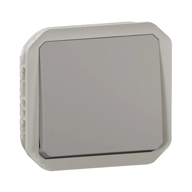 Legrand Бутон 10А механизъм IP55 Сив - Legrand Plexo New 069540L