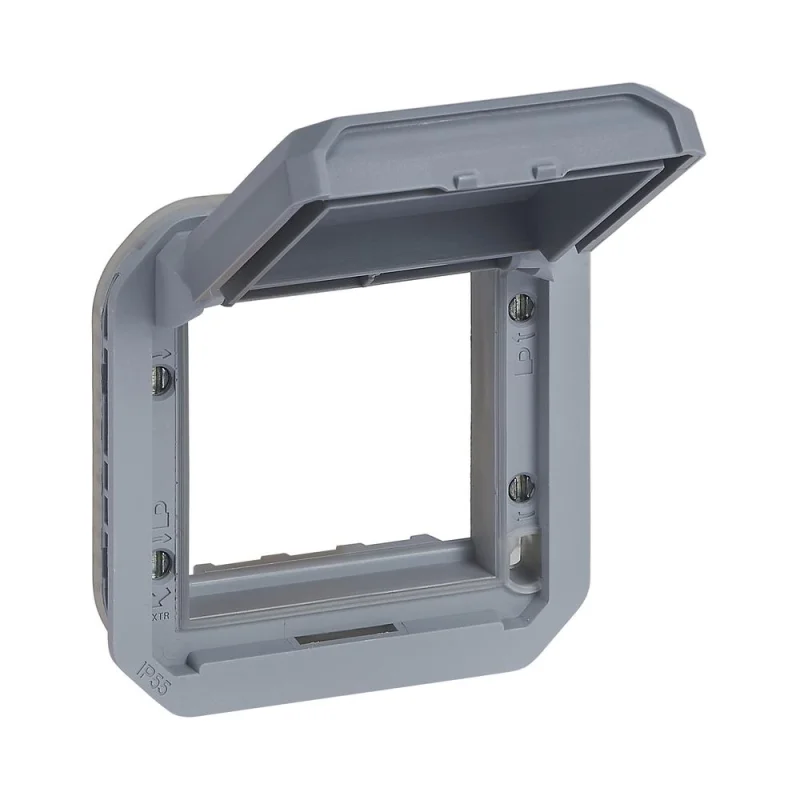 Legrand Адаптор плътен капак за Mosaic механизъм IP55 Сив - Legrand Plexo New 069584L