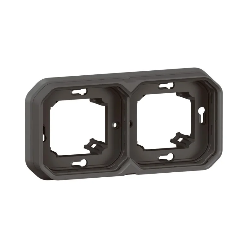 Рамка 2x скрит монтаж IP55 Антрацит - Legrand Plexo New 069607L
