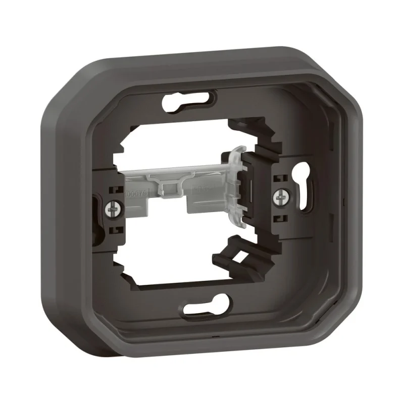 Frame 1x concealed mounting brackets IP55 Anthracite - Legrand Plexo New 069609L