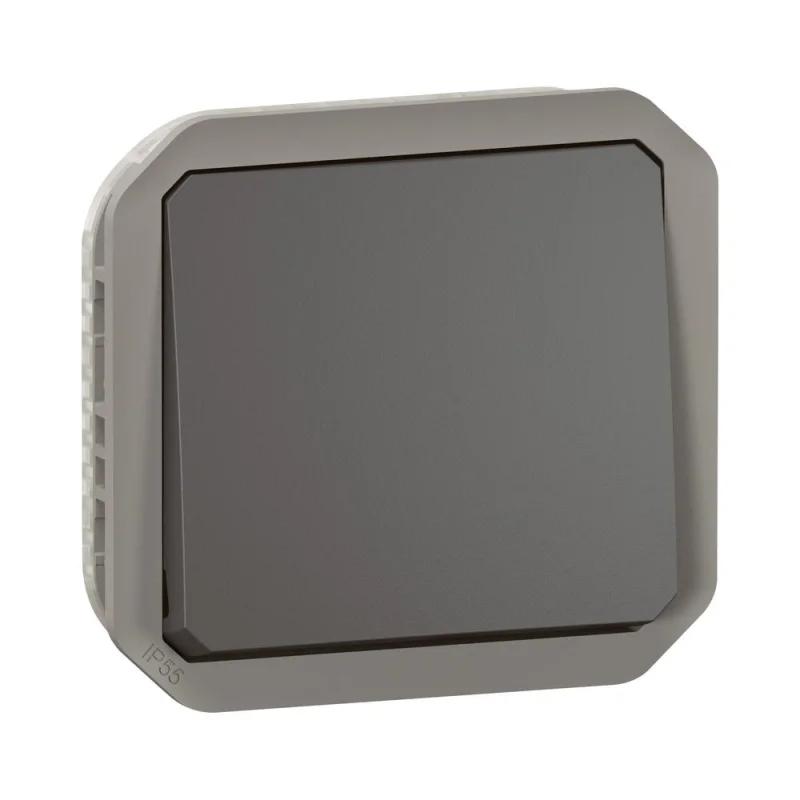 Девиаторен ключ 10А механизъм IP55 Антрацит - Legrand Plexo New 069801L