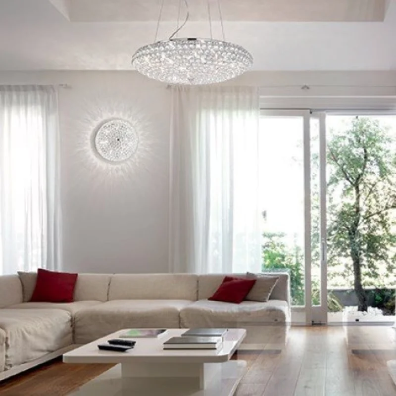 Плафони King PL3 CHROME 075389 – Ideal Lux плафон в хром, 3x40W, IP20