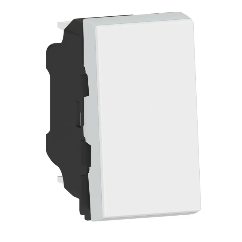 Legrand Еднополюсен ключ 10A 1M Бял - Legrand Mosaic New 077000L