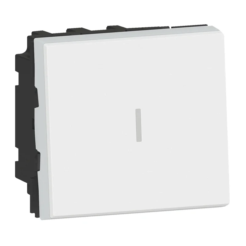 Legrand Intermediate switch 10A 2M White Easy-Led - Legrand Mosaic New 077021L