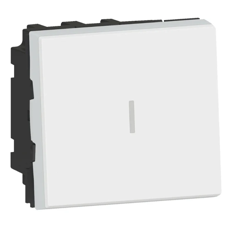 Legrand Double-pole two-way switch 20A 2M White Easy-Led - Legrand Mosaic New 077063L