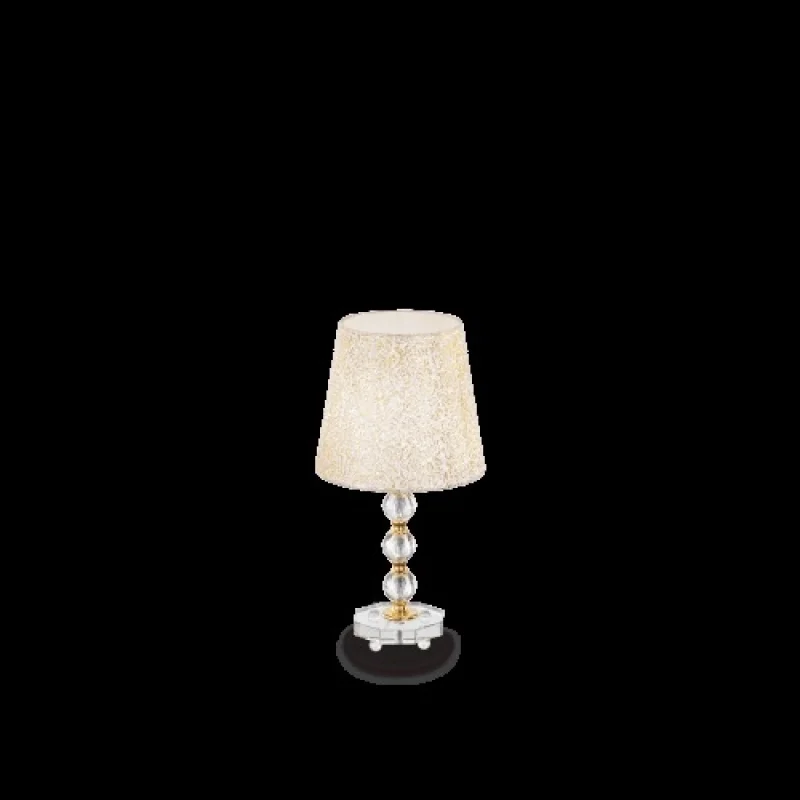 Table Lamps Queen TL1 MEDIUM 077741 – Ideal Lux table lamp in brass, 1X60W, IP20
