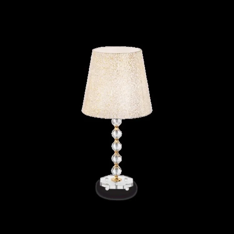 Table Lamps Queen TL1 BIG 077758 – Ideal Lux table lamp in brass, 1X60W, IP20