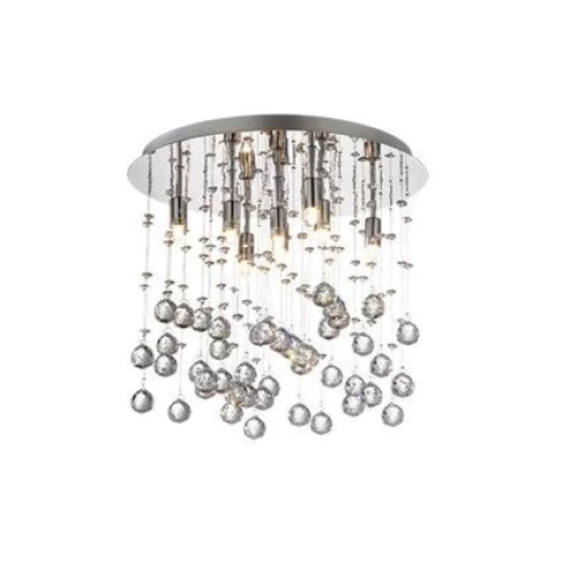 Плафони Moonlight PL8 CHROME 077796 – Ideal Lux плафон в хром, 8X40W, IP20