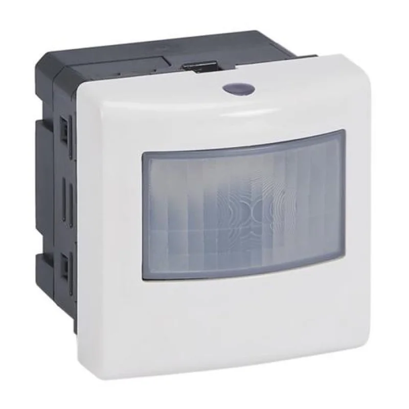 Legrand Motion sensor LED 100W without neutral 170° h=1.2m range 8m 2M White - Legrand Mosaic New 078458A