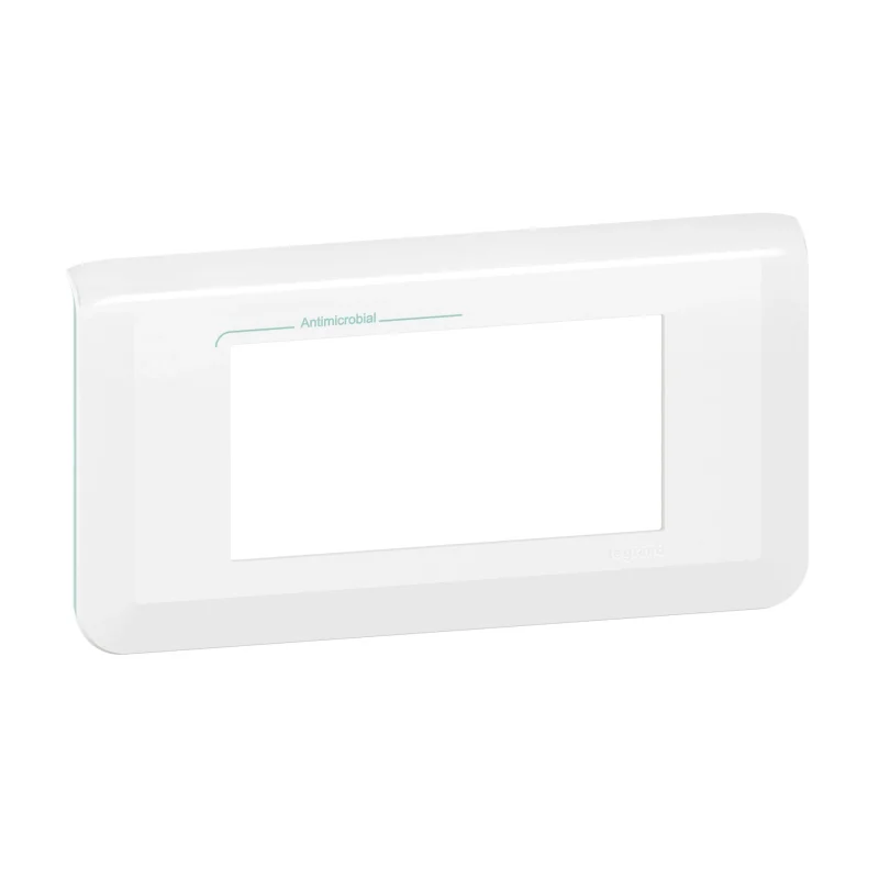 Legrand Decorative frame antibacterial 4M White - Legrand Mosaic New 078724L