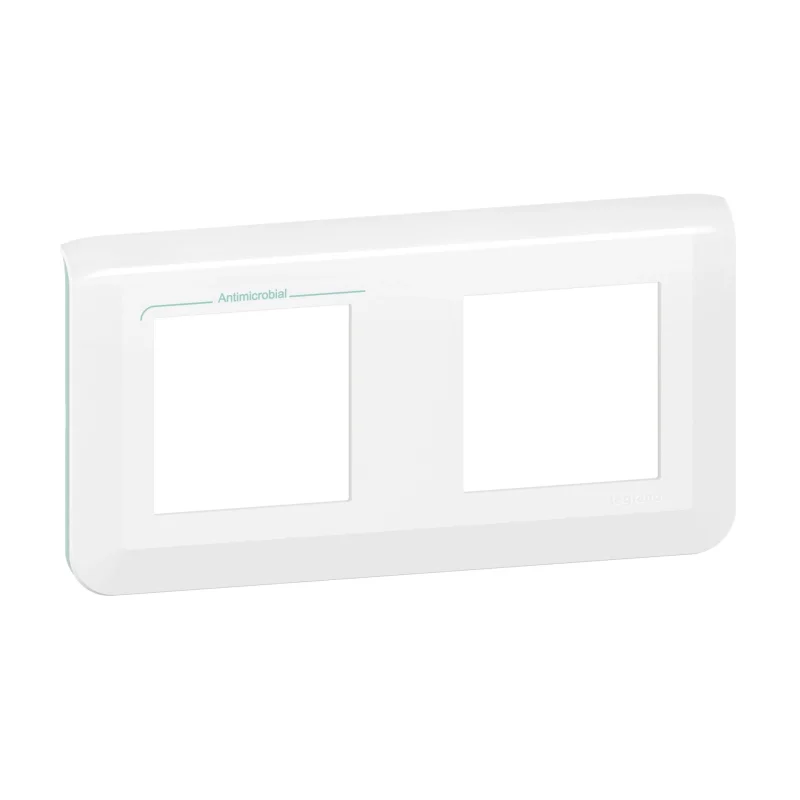 Legrand Декоративна рамка антибактериална 2x2M Бял - Legrand Mosaic New 078725L