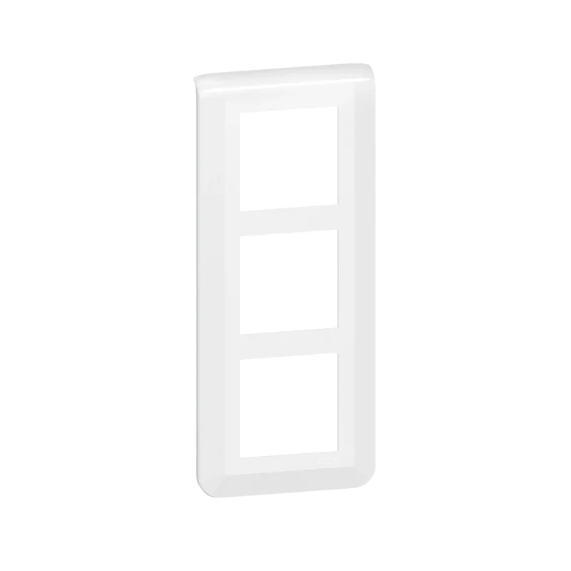 Legrand Декоративна рамка вертикална 3x2M /в конзоли с разстояние 57mm/ Бял - Legrand Mosaic New 078856L