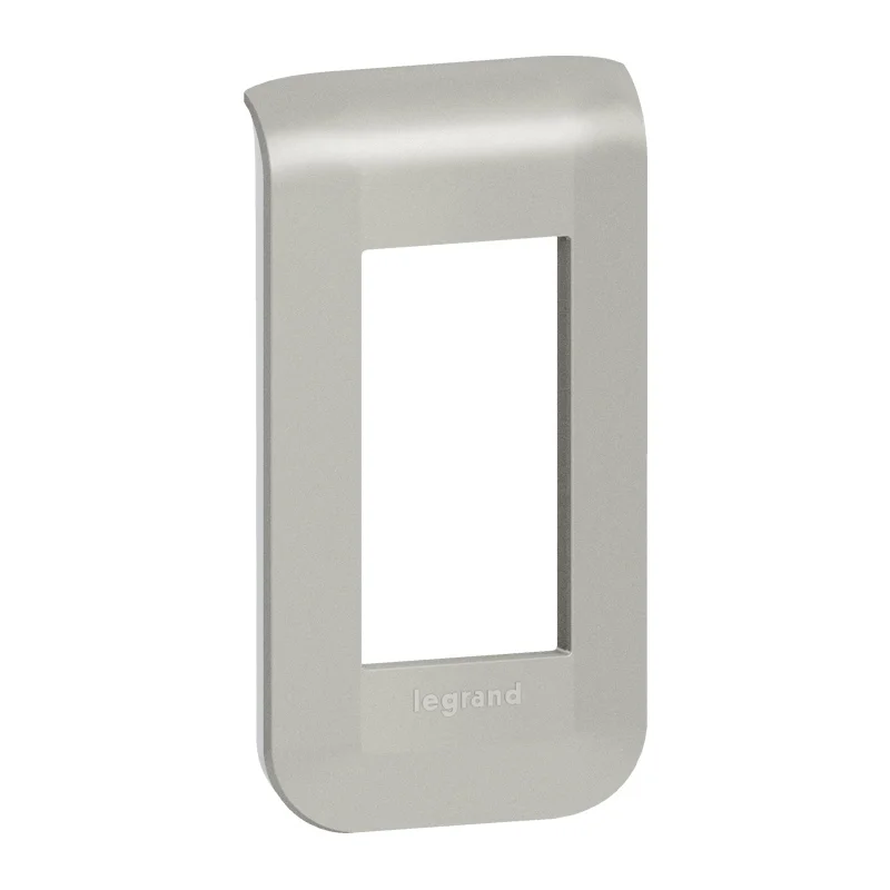 Decorative frame 1M Aluminium - Legrand Mosaic New 079301L