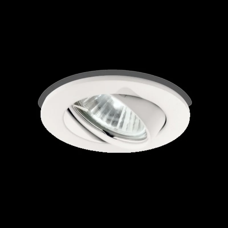 Луни за вграждане Swing 083179 – Ideal Lux луна за вграждане в бял, 1X50W, IP20