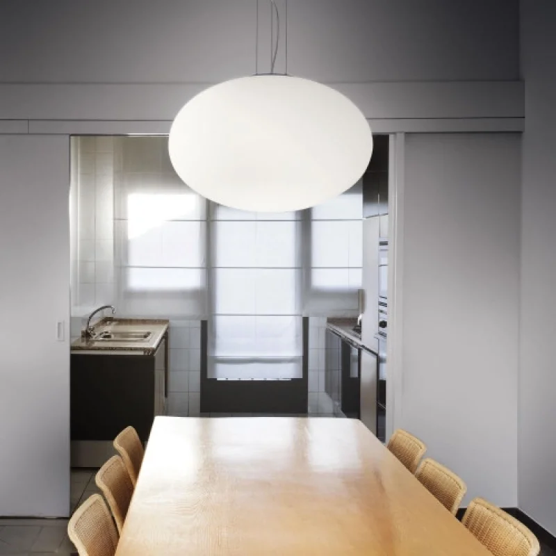 Пендели Candy SP1 D50 086743 – Ideal Lux пендел в сатен никел, 1X60W, IP20