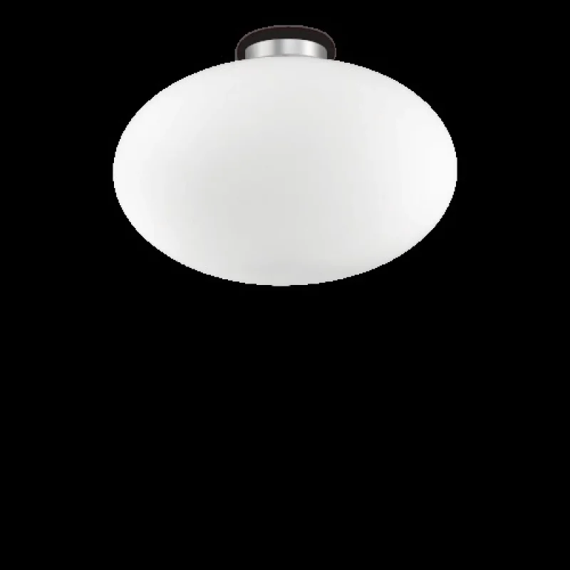 Плафони Candy PL1 D40 086781 – Ideal Lux плафон в сатен никел, 1X60W, IP20