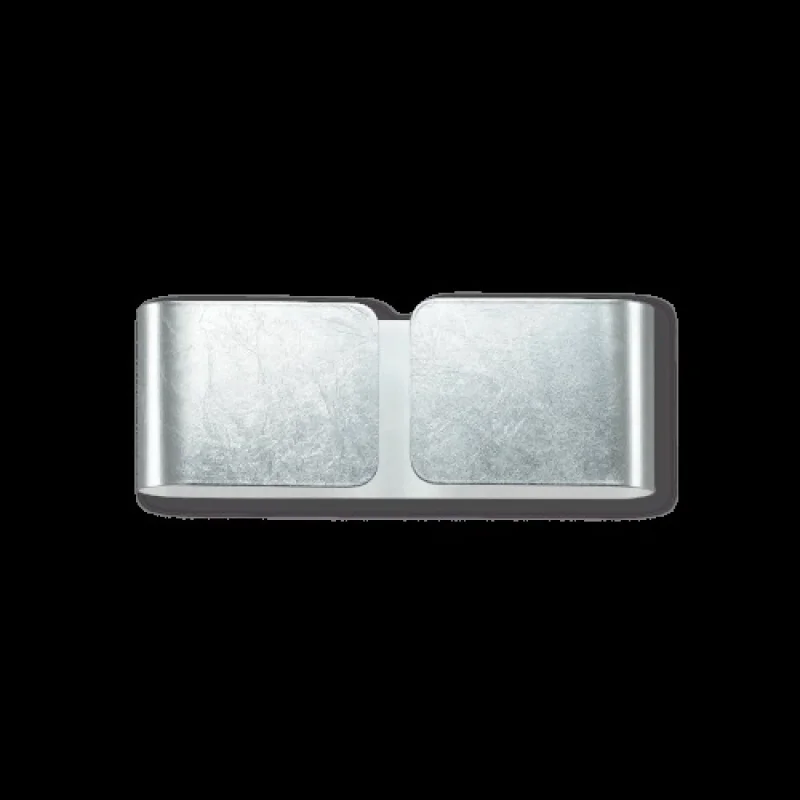 Стенно осветление (аплици) Clip AP2 MINI SILVER 091136 – Ideal Lux аплик в сребрист, 2X40W, IP20